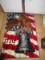 American Legend Floor Rug Liberty Bell Design 100% Acrylic Fiber Pile
