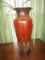 Vintage/Antique Design Standing Vase Red/Brown