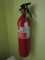 Sears Red Metal Dry Chemical Fire Extinguisher Charged