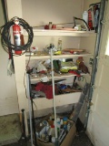 Misc. Shelving Contents - Tools, Parts, Dry Chemical Fire Extinguisher, Etc.