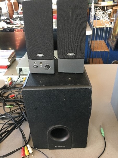Speaker Lot - RadioShack Speaker, 2 Smaller Speakers