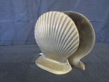 Pair - Scalloped Bookends