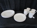 Mikasa Italian Countryside Ceramic Lot - 4 Cups, 4 Bread Plates 8 1/2