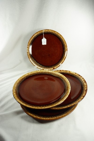 McCoy Brown Drip Dinner Plates