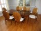 Sophisticated Century Furniture Transitional Contemporary Modern Style Pedestal Dining Table