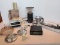 Lot - Small Appliances Dymo Digital Scale, Bodum Coffee Maker, Hamilton Beach Carving Knife