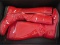 Cole Hann Tall Air Lizzie Patent Red Rain Boot Water Proof