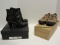 Lot - Timberland Genuine Leather Upper Size 9, Marc Jacobs Black Leather Heel Ankle Boot