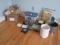 Lot - Office Supplies, Pens, Waste Baskets, Stationary, Envelopes, Power Surge