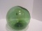 Green Mold Blown Glass Garden Gazin Ball