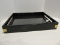 Joseph Altuzarra Large Black Lacquered & Brass Accent Serving Tray