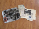 Lot - Lionel Electric Trains Standard 0 Gauge Track, Control Switch, Whistle, Reverse Control
