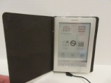 Sony Digital Book Reader PRS-600 w/ Leather Cover & Charger