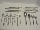 21 Pieces - Misc. Stainless Flatware Oneida Deluxe & Other