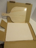 Fisher & Paykel Pizza Stone & Wooden Paddle