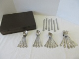 26 Pieces - Reed & Barton Heritage Mint Rose Queen Pattern Stainless Flatware