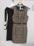 2 Trina Turk Dresses Size 6 Cut 4974 Dress & Black/White Dress