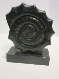 Williams-Sonoma Home Collection Nautilus Style Shell on Stand Object D'Art
