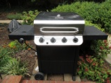 Char-Broil Propane Performance 4 Burner Grill w/ Side Burner, Cover