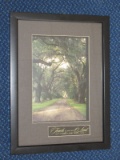Shadow Box Frame Old South Country Church Religious Print w/ Psalm 86:11 Scripture