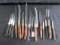 Cutlery Lot - Stainless Steel Carving Knives, Bread Knives, Meat Fork, Etc.