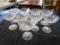 9 Soraine Crystal-Valney Champagne Saucers