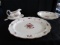 Booths 'Lowesloft' Ceramic Lot - Gilded Trim w/ Rose Motif Scalloped Rim