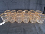 Imperial Glass Spanish Window Cups Gilded