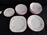 Fine English Tableware by Johnson Brothers Ceramic Twist Rim/Floral Motif