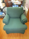 Park Place Furniture Costume Made for Country Manor Furniture Green Upholstered Chair