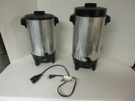 2 West Bend Coffee Maker Urns 30/42 Cups
