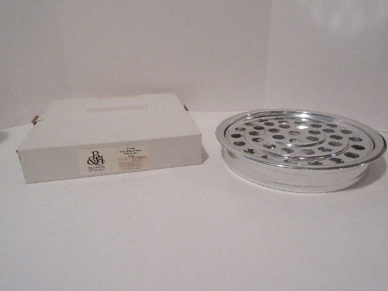 Broadman & Holeman Anodized Aluminum Tray & Disc. For Communion