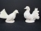 Pair - Norleans Hand Made in Italy Turtle Dove Figurines