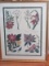 Botanical Illustration Floral Print in Gilded Antiqued Patina Frame/Matt