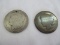 Lot - Peace Silver Dollar Coin Date Worn Off & 1891 Morgan Silver Dollar Coin .7735oz.