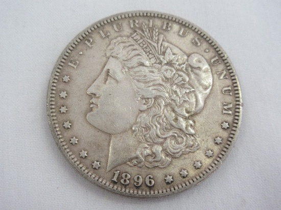 1896 Morgan Early Silver Dollar Coin 90% Silver 10% Copper 26.73 Grams