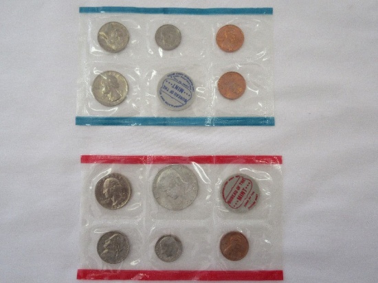 1969 Treasury Dept. Uncirculated Coins in Sealed Packages