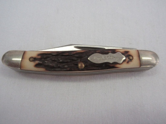 Uncle Henry Junior Folding Pocket Knife in Original Box 807UH Stainless Steel Blades