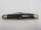 Case XX 6208 Half Whitter Folding Pocket Knife 2 Blades Bone Handle Blades 2 1/4