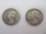 1948 & 1964 Washington Quarters Silver Composition 90% Silver 10% Copper