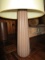 Brown Scallop Design Desk Lamp w/ Shade