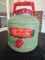 Vintage Knapp Monarch Therm-A-Jug Green/Red