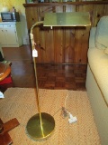 Brass Standing Lamp Curved Top
