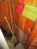 Cleaning Lot - Brushes, Mop, Small Hand Brushes, Etc.