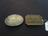Polygram Distribution Belt Buckle & Victor 
