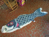 Long Fabric Windsock Fish/Koi Design