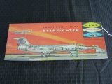 Vintage Lockheed F-104A Starfighter Model in Box w/ Stickers/Parts