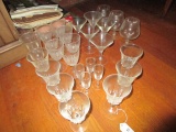 Glass Lot - Whiskey Glasses, Shot, Port, Water Goblets, Etc.