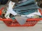 Lot - Misc. Material Fabric Pieces Pure Silk & Other Solids, Various Print Patterns & Fabric Sizes