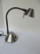 Brush Stainless Steel Modern Design Desk/Task Lamp w/ Gooseneck
